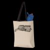 11L Canvas Tote with Contrast-Color Handles Thumbnail