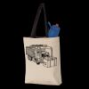 11L Canvas Tote with Contrast-Color Handles Thumbnail