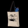 11L Canvas Tote with Contrast-Color Handles Thumbnail