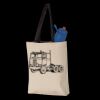 11L Canvas Tote with Contrast-Color Handles Thumbnail