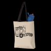 11L Canvas Tote with Contrast-Color Handles Thumbnail