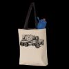 11L Canvas Tote with Contrast-Color Handles Thumbnail