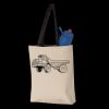 11L Canvas Tote with Contrast-Color Handles Thumbnail
