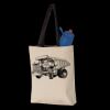 11L Canvas Tote with Contrast-Color Handles Thumbnail