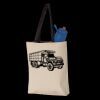 11L Canvas Tote with Contrast-Color Handles Thumbnail