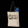 11L Canvas Tote with Contrast-Color Handles Thumbnail