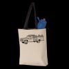 11L Canvas Tote with Contrast-Color Handles Thumbnail