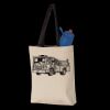 11L Canvas Tote with Contrast-Color Handles Thumbnail