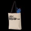 11L Canvas Tote with Contrast-Color Handles Thumbnail