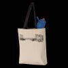 11L Canvas Tote with Contrast-Color Handles Thumbnail