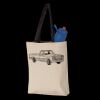 11L Canvas Tote with Contrast-Color Handles Thumbnail