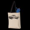 11L Canvas Tote with Contrast-Color Handles Thumbnail