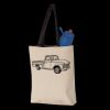 11L Canvas Tote with Contrast-Color Handles Thumbnail
