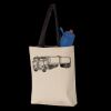 11L Canvas Tote with Contrast-Color Handles Thumbnail