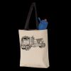 11L Canvas Tote with Contrast-Color Handles Thumbnail