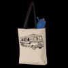 11L Canvas Tote with Contrast-Color Handles Thumbnail