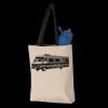 11L Canvas Tote with Contrast-Color Handles Thumbnail