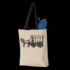 11L Canvas Tote with Contrast-Color Handles Thumbnail