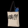 11L Canvas Tote with Contrast-Color Handles Thumbnail