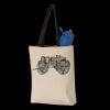 11L Canvas Tote with Contrast-Color Handles Thumbnail
