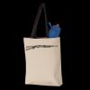 11L Canvas Tote with Contrast-Color Handles Thumbnail