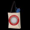 11L Canvas Tote with Contrast-Color Handles Thumbnail