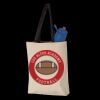 11L Canvas Tote with Contrast-Color Handles Thumbnail