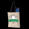 11L Canvas Tote with Contrast-Color Handles Thumbnail