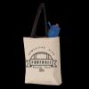11L Canvas Tote with Contrast-Color Handles Thumbnail