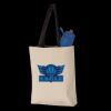 11L Canvas Tote with Contrast-Color Handles Thumbnail