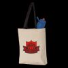 11L Canvas Tote with Contrast-Color Handles Thumbnail