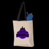 11L Canvas Tote with Contrast-Color Handles Thumbnail