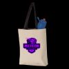 11L Canvas Tote with Contrast-Color Handles Thumbnail