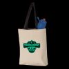 11L Canvas Tote with Contrast-Color Handles Thumbnail