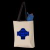 11L Canvas Tote with Contrast-Color Handles Thumbnail