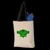 11L Canvas Tote with Contrast-Color Handles Thumbnail