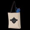 11L Canvas Tote with Contrast-Color Handles Thumbnail