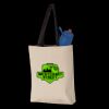 11L Canvas Tote with Contrast-Color Handles Thumbnail
