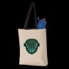 11L Canvas Tote with Contrast-Color Handles Thumbnail