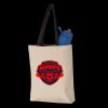 11L Canvas Tote with Contrast-Color Handles Thumbnail