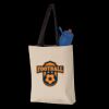 11L Canvas Tote with Contrast-Color Handles Thumbnail
