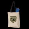 11L Canvas Tote with Contrast-Color Handles Thumbnail