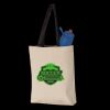 11L Canvas Tote with Contrast-Color Handles Thumbnail