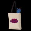 11L Canvas Tote with Contrast-Color Handles Thumbnail
