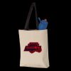 11L Canvas Tote with Contrast-Color Handles Thumbnail