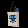 11L Canvas Tote with Contrast-Color Handles Thumbnail