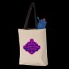 11L Canvas Tote with Contrast-Color Handles Thumbnail