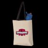 11L Canvas Tote with Contrast-Color Handles Thumbnail