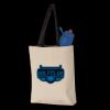 11L Canvas Tote with Contrast-Color Handles Thumbnail