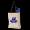 11L Canvas Tote with Contrast-Color Handles Thumbnail